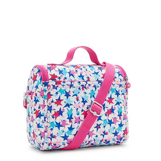 Kipling New Kichirou Printed Lunch Bag Väska Rosa | SE 1057UZ